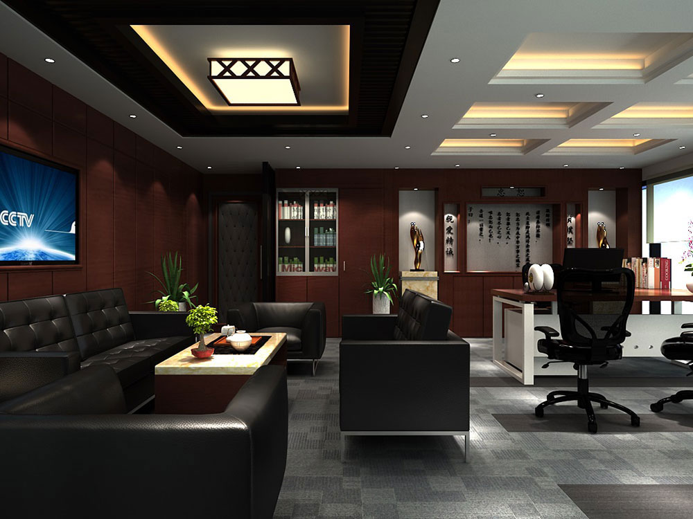 300平米現代感貿易公司辦公室設計效果-第5張圖片-上海古都建筑設計集團 300平米現代感貿易公司辦公室設計效果-第5張圖片-上海古都建筑設計集團