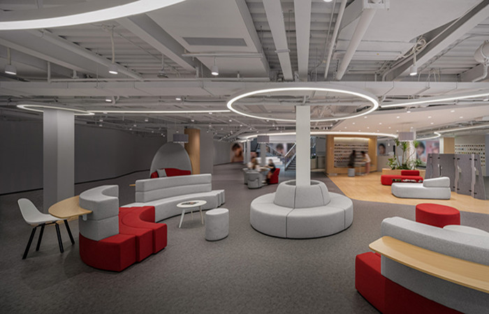 松江化妝品公司科技展廳設計效果-第1張圖片-上海古都建筑設計集團