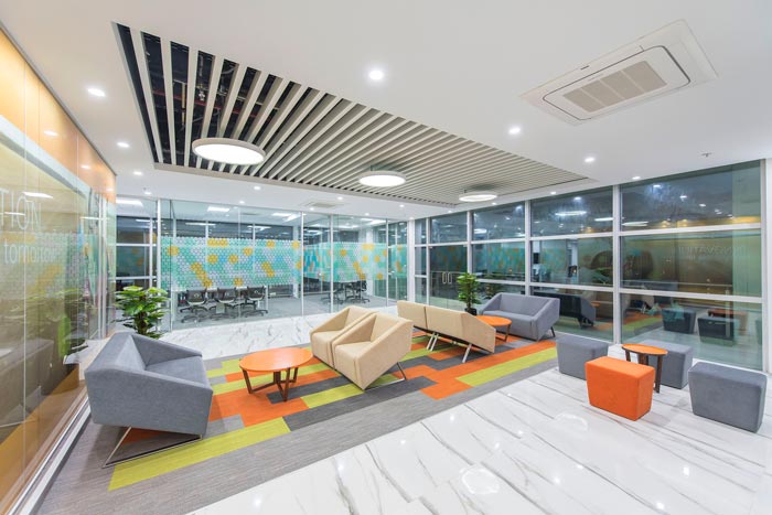 徐匯區160平服裝貿易辦公室裝修設計-第2張圖片-上海古都建筑設計集團 徐匯區160平服裝貿易辦公室裝修設計-第2張圖片-上海古都建筑設計集團