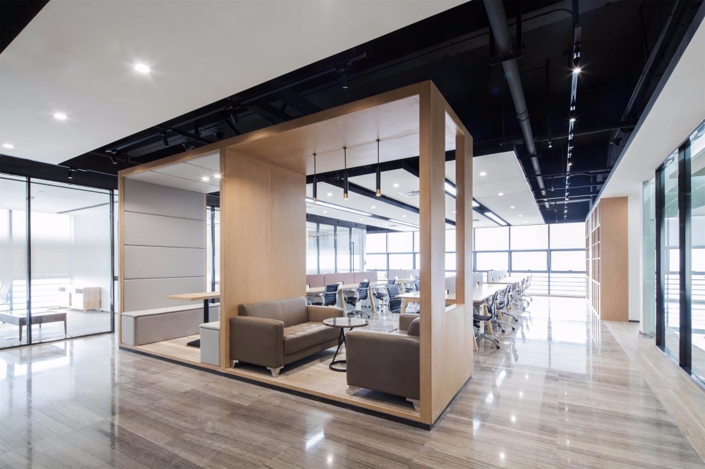 徐匯區投資有限公司辦公室裝修設計案例-第1張圖片-上海古都建筑設計集團