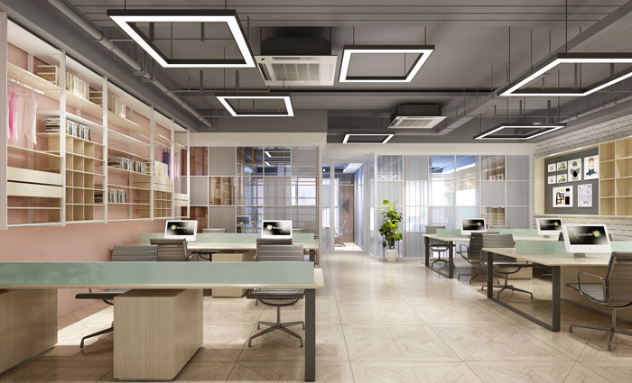 黃浦區辦公室裝修服裝公司辦公區域裝修設計案例-第1張圖片-上海古都建筑設計集團 黃浦區辦公室裝修服裝公司辦公區域裝修設計案例-第1張圖片-上海古都建筑設計集團