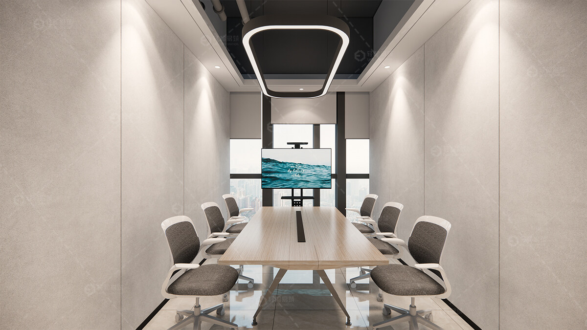 浦東新區芯片開發公司辦公室裝修設計-第4張圖片-上海古都建筑設計集團