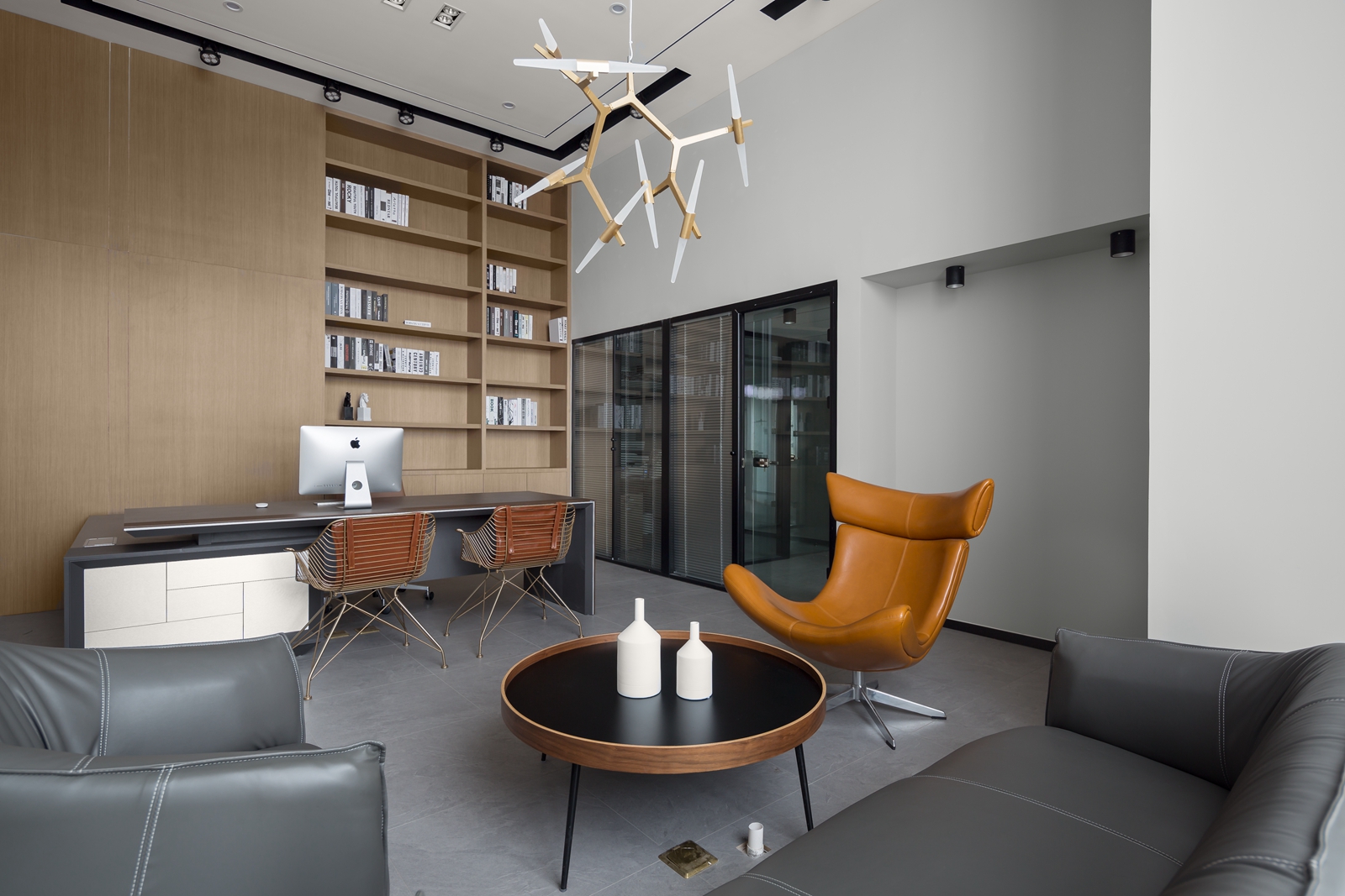 徐匯區辦公室裝修高挑復式設計-第1張圖片-上海古都建筑設計集團 徐匯區辦公室裝修高挑復式設計-第1張圖片-上海古都建筑設計集團