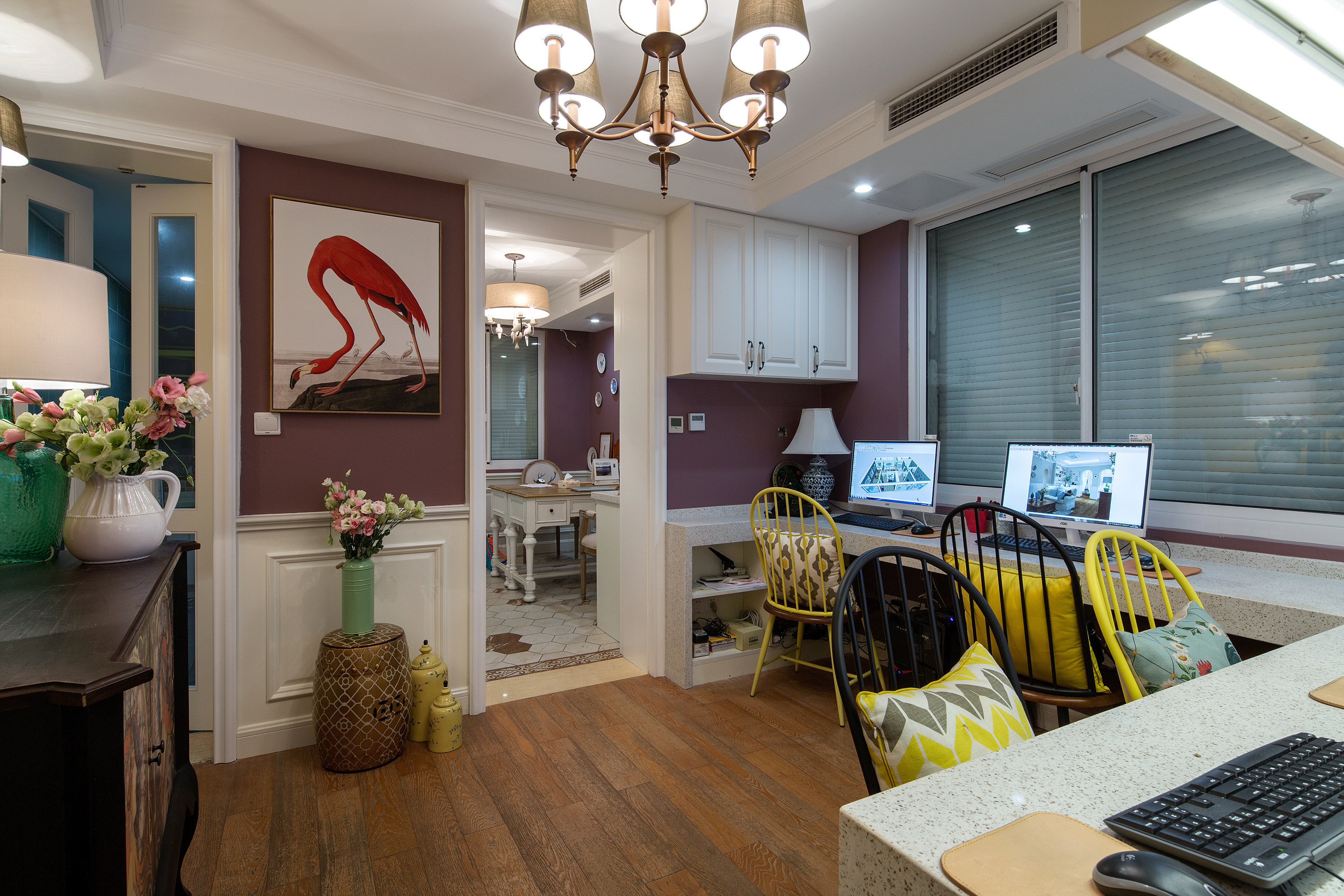 徐匯區120平辦公室裝修美式風格設計-第1張圖片-上海古都建筑設計集團 徐匯區120平辦公室裝修美式風格設計-第1張圖片-上海古都建筑設計集團