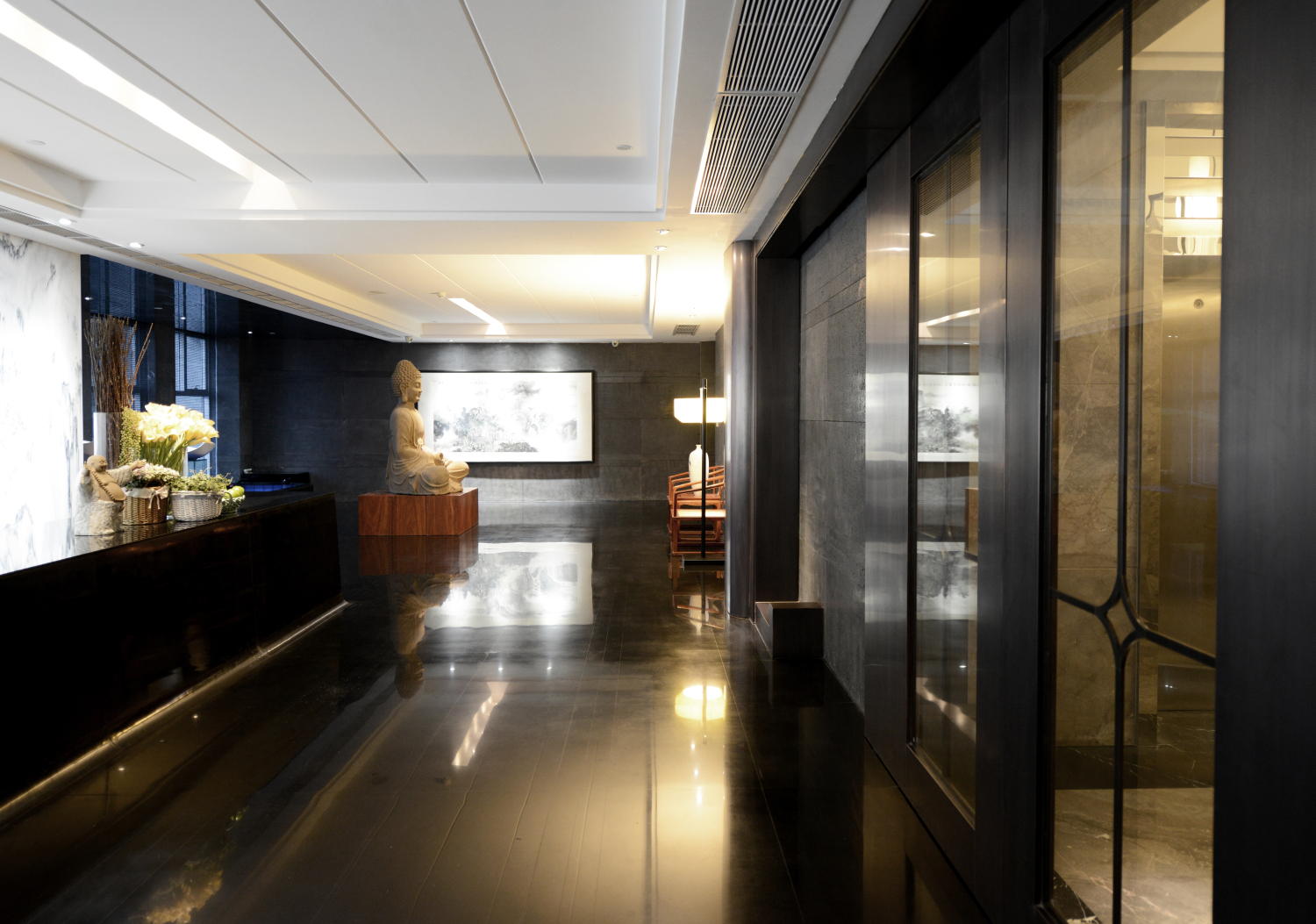 徐匯區儒雅風格辦公室裝修設計-第2張圖片-上海古都建筑設計集團