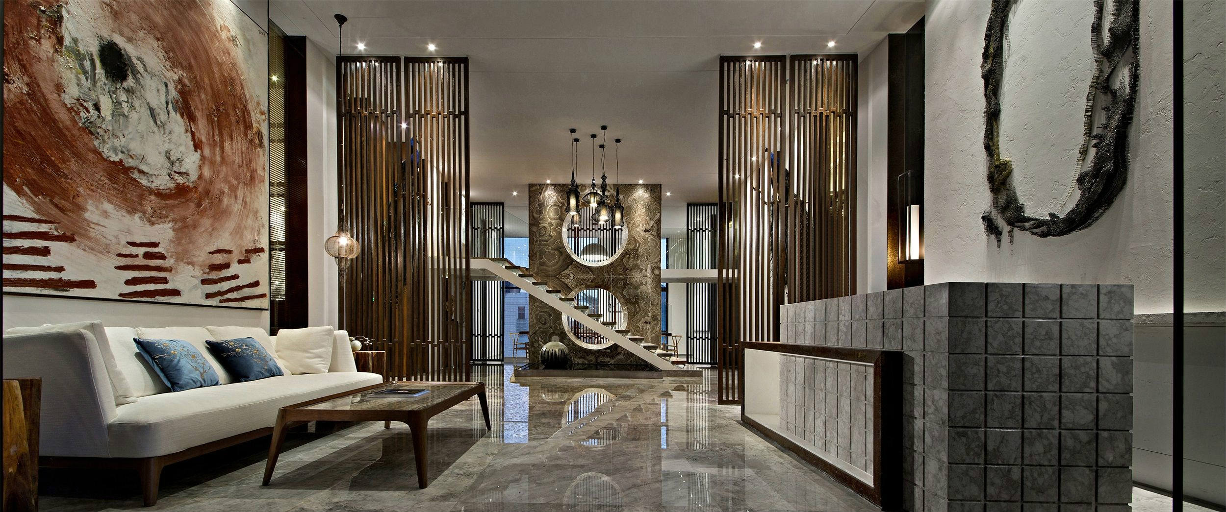 徐匯區中國風辦公室裝修設計-第8張圖片-上海古都建筑設計集團 徐匯區中國風辦公室裝修設計-第8張圖片-上海古都建筑設計集團