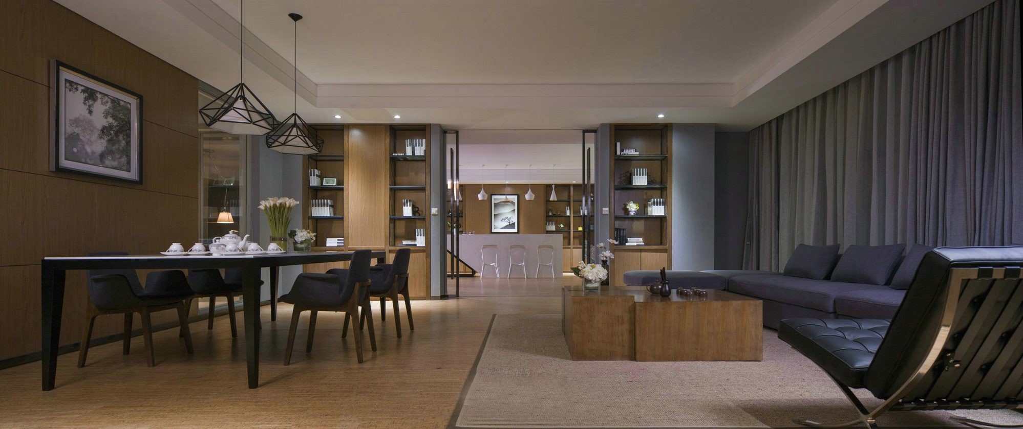 上海現代時尚風格辦公室裝修設計-第4張圖片-上海古都建筑設計集團