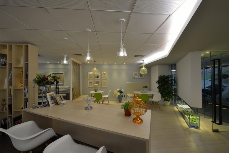 現代簡約時尚辦公室裝修設計-第4張圖片-上海古都建筑設計集團 現代簡約時尚辦公室裝修設計-第4張圖片-上海古都建筑設計集團