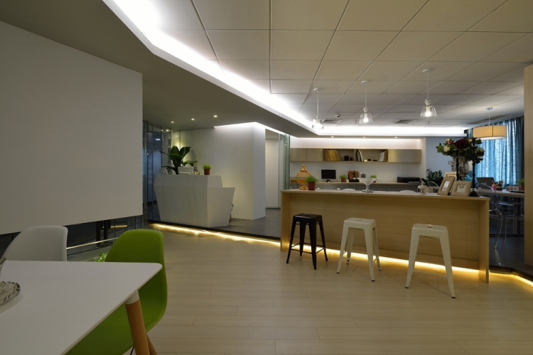 現代簡約時尚辦公室裝修設計-第6張圖片-上海古都建筑設計集團 現代簡約時尚辦公室裝修設計-第6張圖片-上海古都建筑設計集團