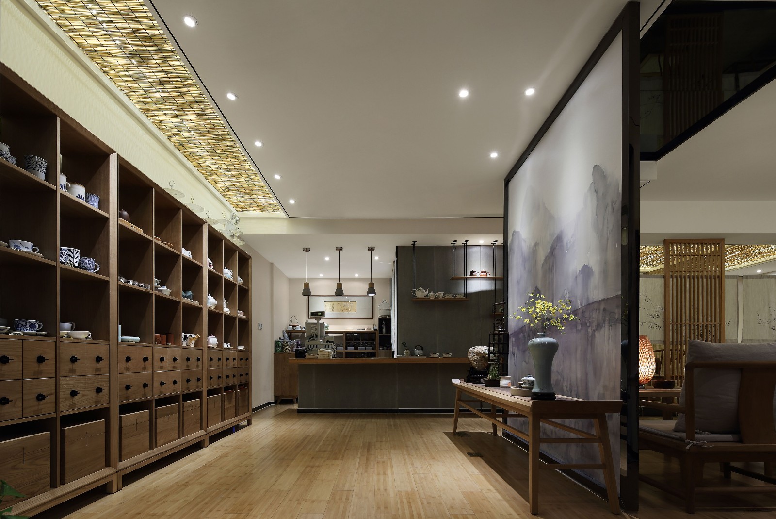 普陀區120平茶莊裝修設計-第3張圖片-上海古都建筑設計集團