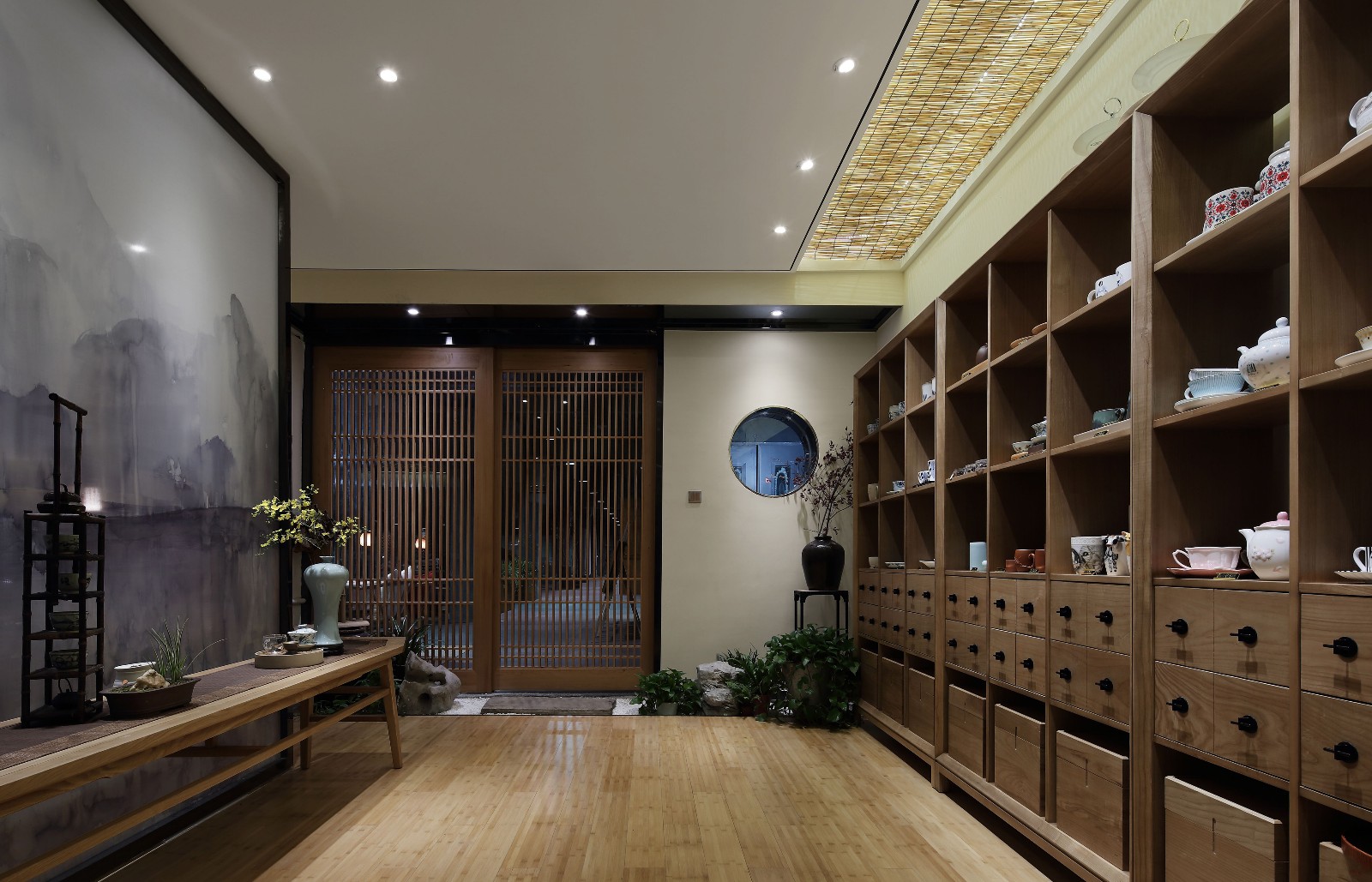 普陀區120平茶莊裝修設計-第5張圖片-上海古都建筑設計集團