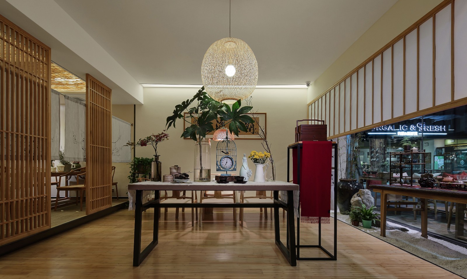 普陀區120平茶莊裝修設計-第6張圖片-上海古都建筑設計集團