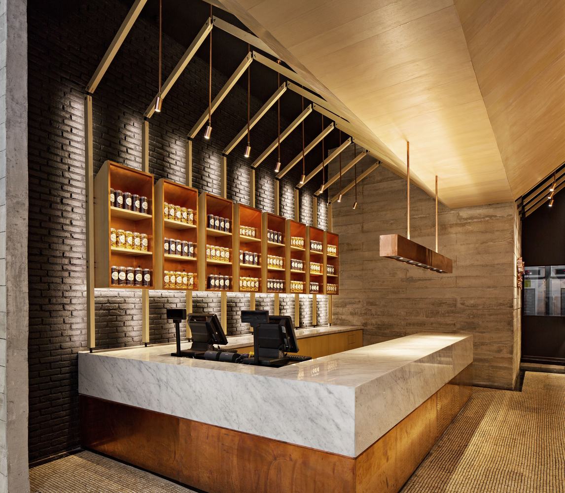 上海辦公室裝修收銀臺裝修設計-第2張圖片-上海古都建筑設計集團 上海辦公室裝修收銀臺裝修設計-第2張圖片-上海古都建筑設計集團