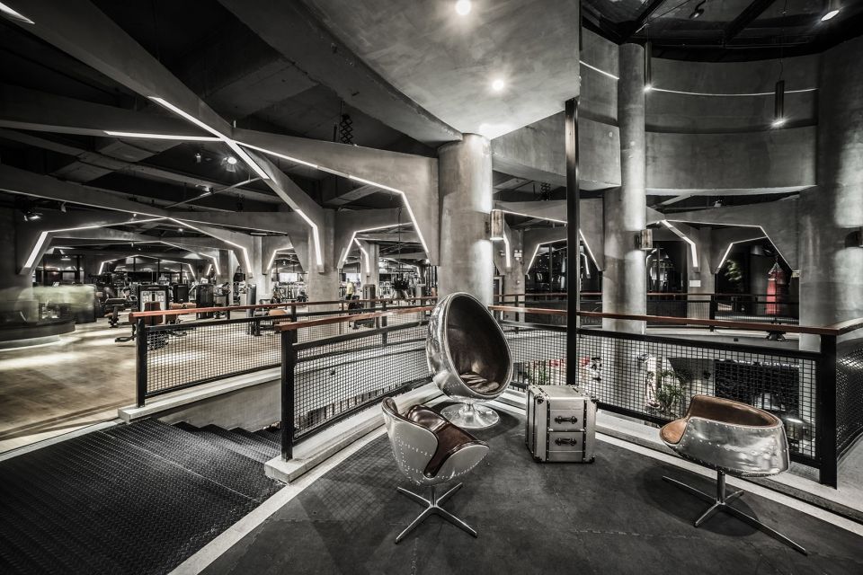 工業(yè)風健身所辦公室裝修設(shè)計-第2張圖片-上海古都建筑設(shè)計集團 工業(yè)風健身所辦公室裝修設(shè)計-第2張圖片-上海古都建筑設(shè)計集團