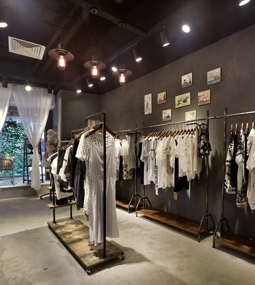 青浦區(qū)loft風格女裝店裝修設計-第2張圖片-上海古都建筑設計集團