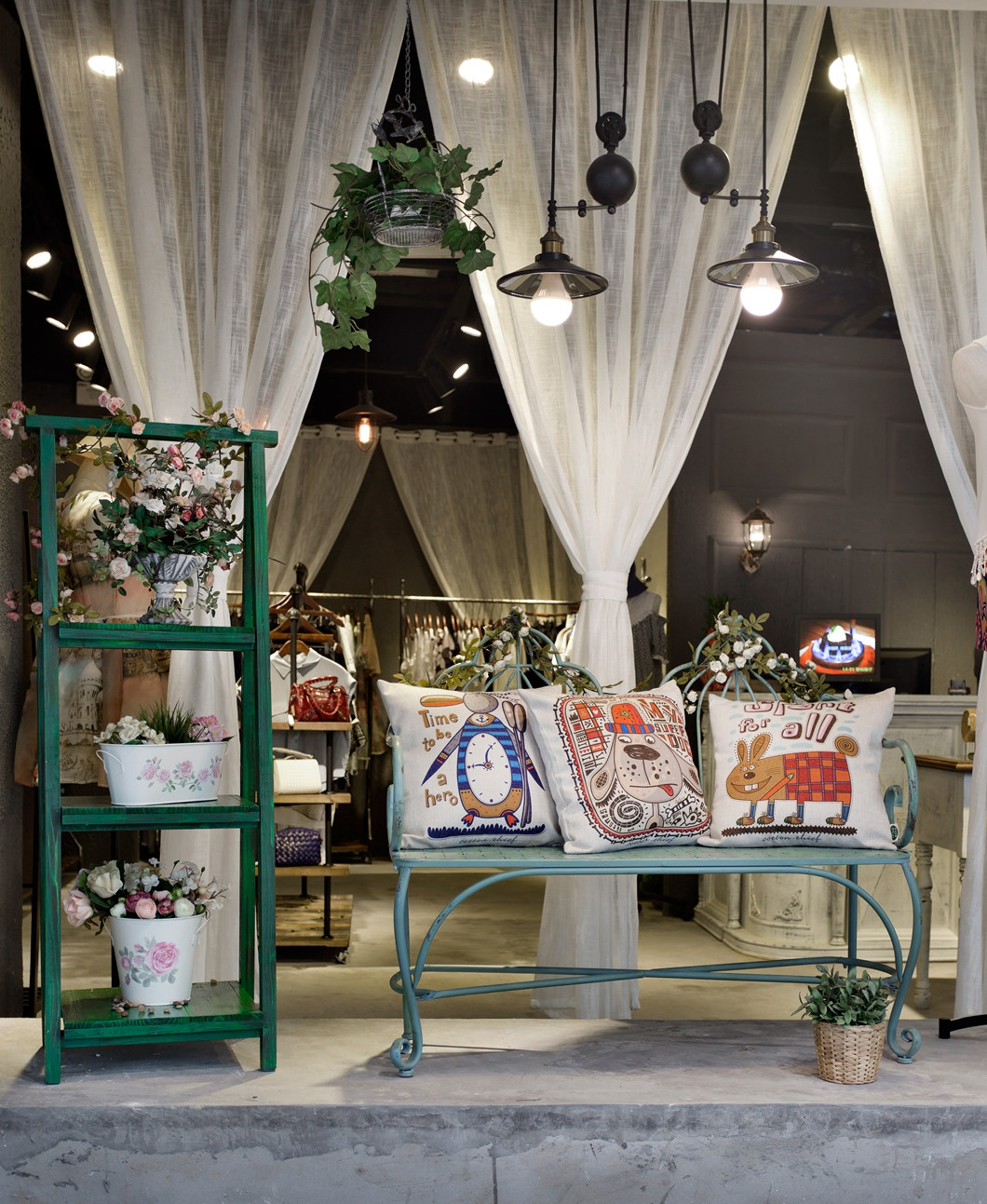 青浦區(qū)loft風格女裝店裝修設計-第5張圖片-上海古都建筑設計集團