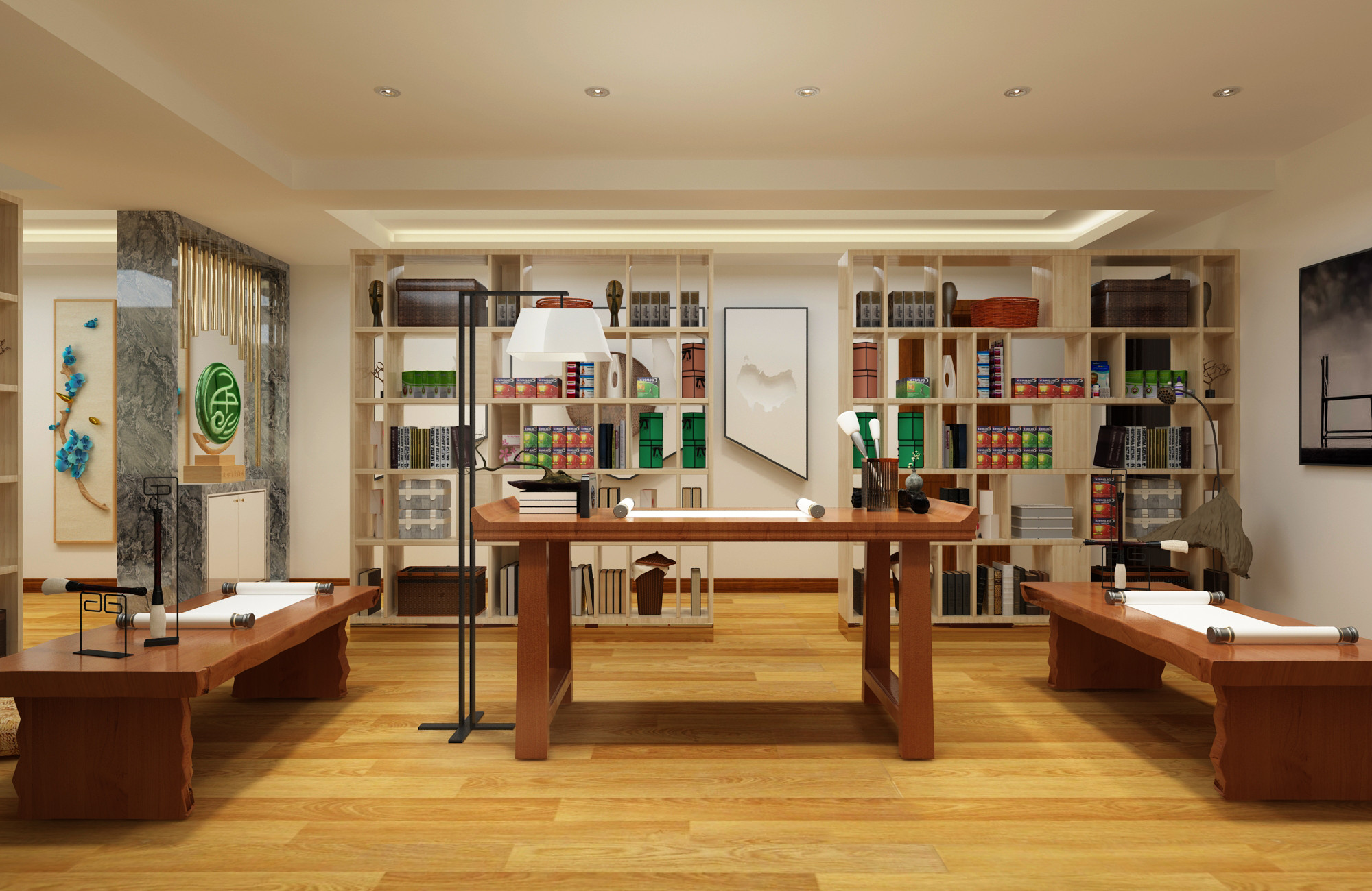 中式養生館裝修設計-第3張圖片-上海古都建筑設計集團 中式養生館裝修設計-第3張圖片-上海古都建筑設計集團