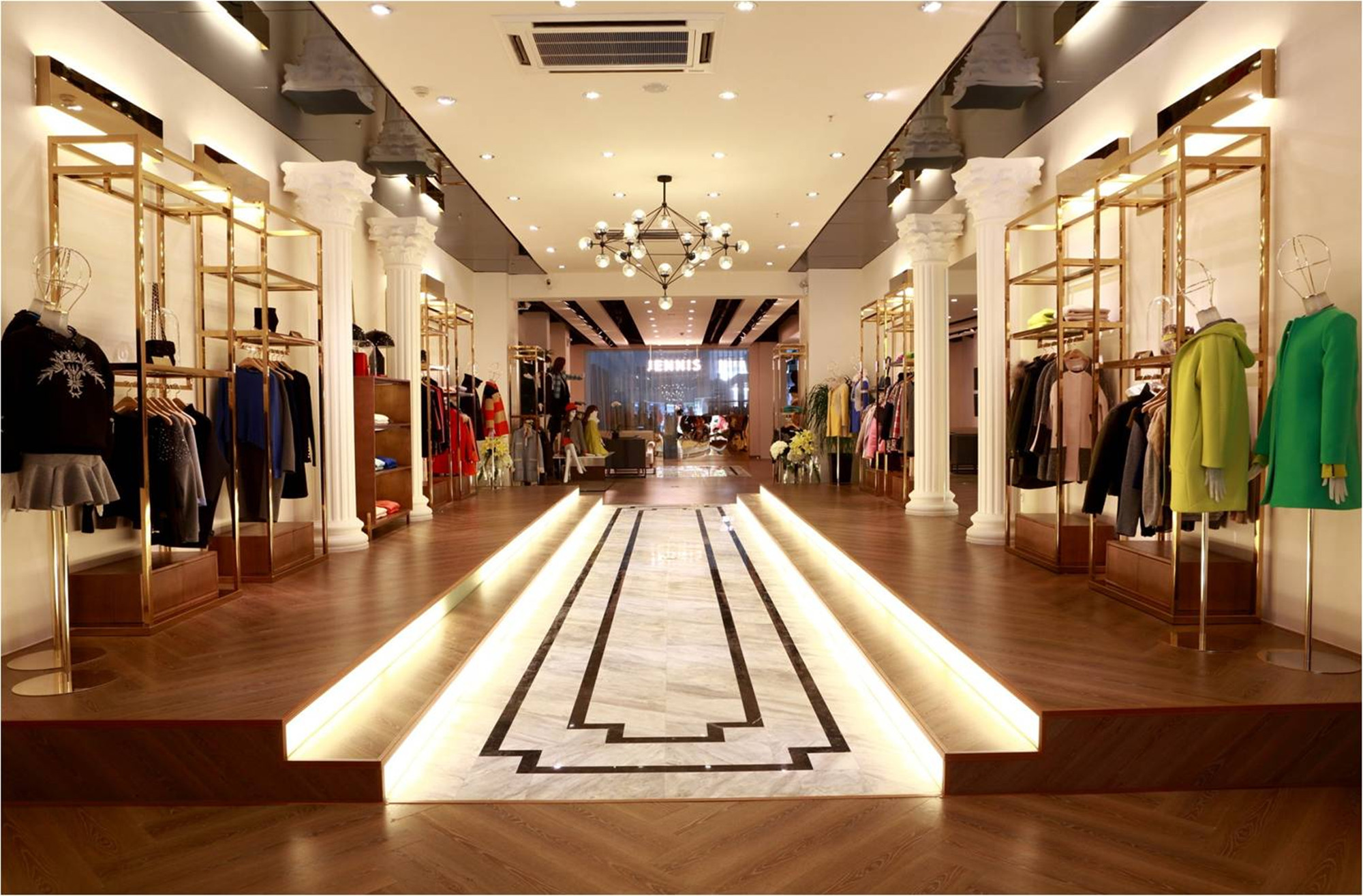 復式女裝店裝修設計-第3張圖片-上海古都建筑設計集團 復式女裝店裝修設計-第3張圖片-上海古都建筑設計集團