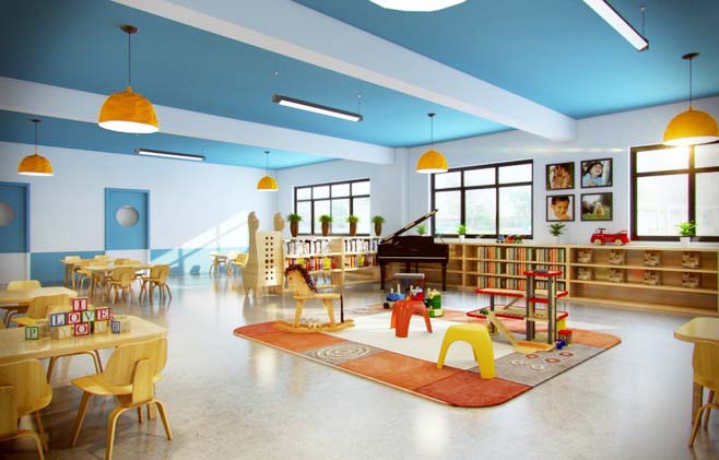 空曠明亮幼兒園裝修設(shè)計-第3張圖片-上海古都建筑設(shè)計集團(tuán) 空曠明亮幼兒園裝修設(shè)計-第3張圖片-上海古都建筑設(shè)計集團(tuán)