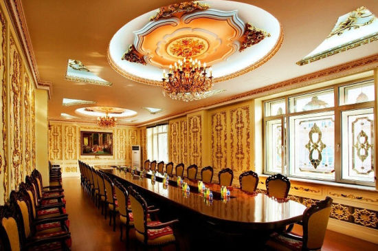 歐式風格會議室裝修設計效果圖-第1張圖片-上海古都建筑設計集團 歐式風格會議室裝修設計效果圖-第1張圖片-上海古都建筑設計集團