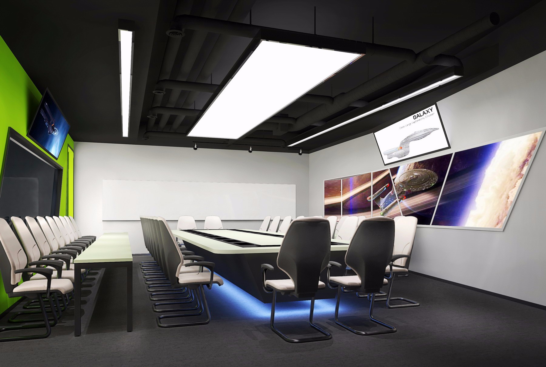 現代科技風格辦公室裝修設計-第4張圖片-上海古都建筑設計集團