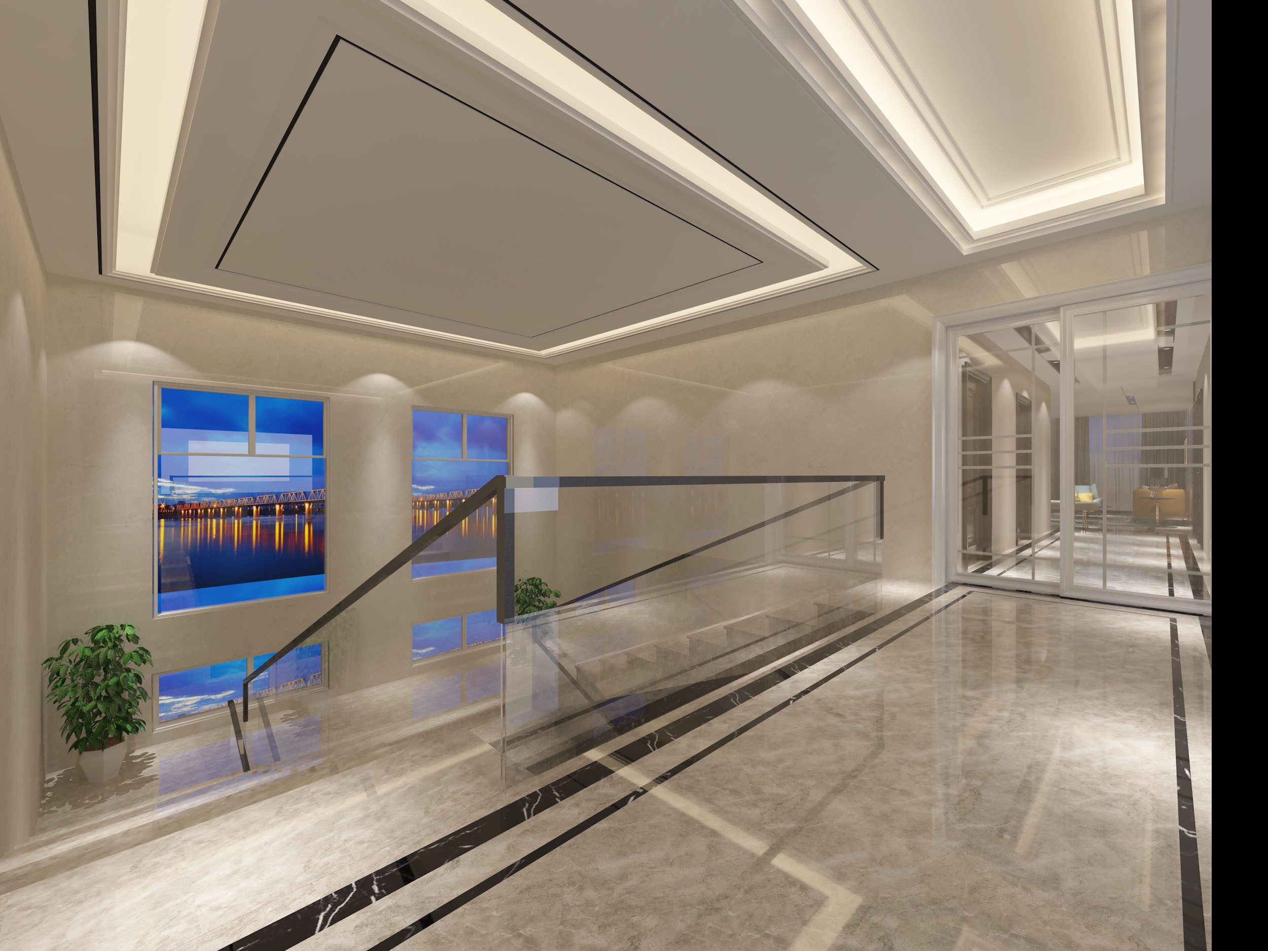 虹口區復式奢華辦公室裝修設計-第10張圖片-上海古都建筑設計集團 虹口區復式奢華辦公室裝修設計-第10張圖片-上海古都建筑設計集團