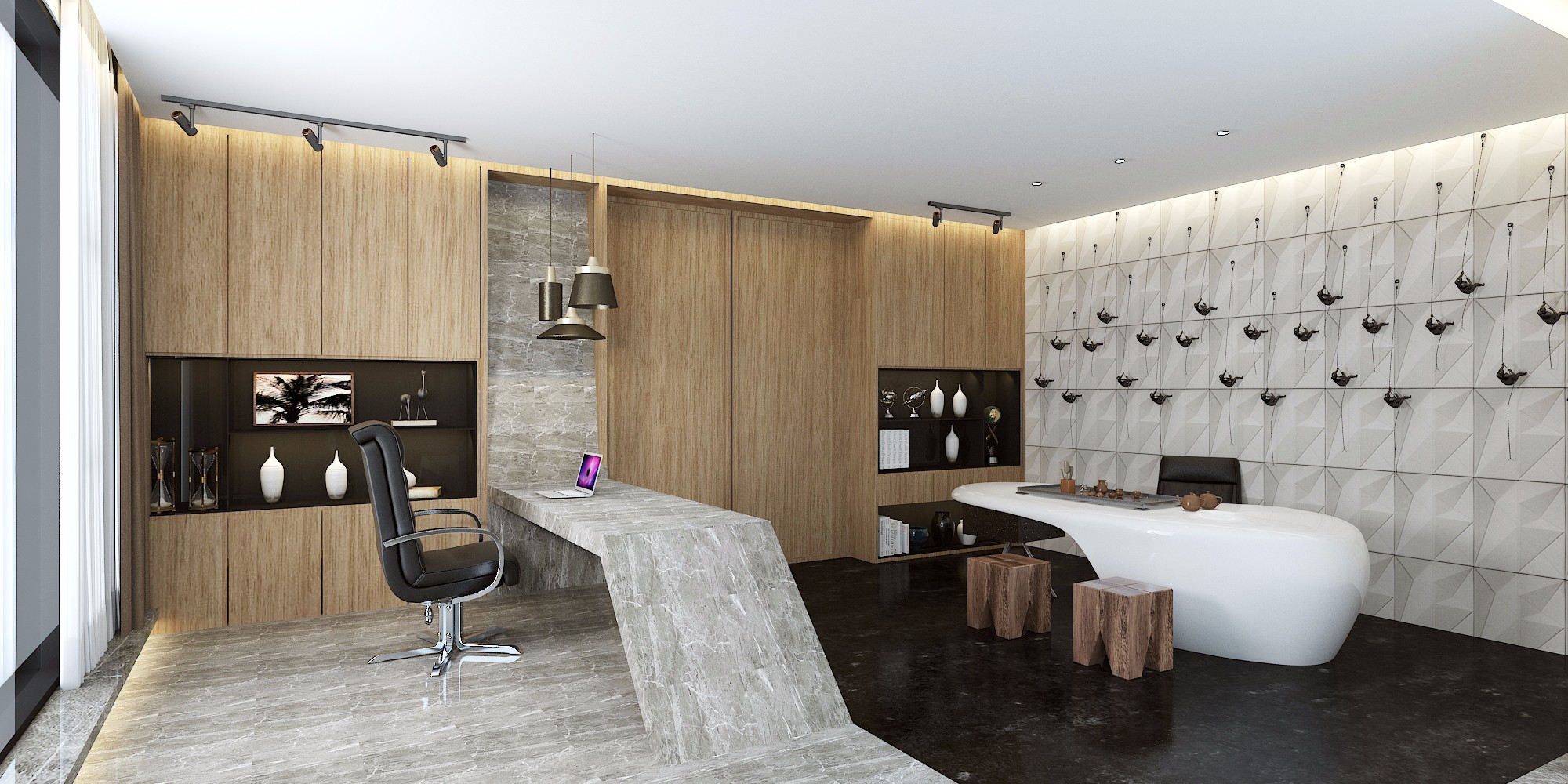 普陀區簡約文藝辦公室裝修設計-第3張圖片-上海古都建筑設計集團