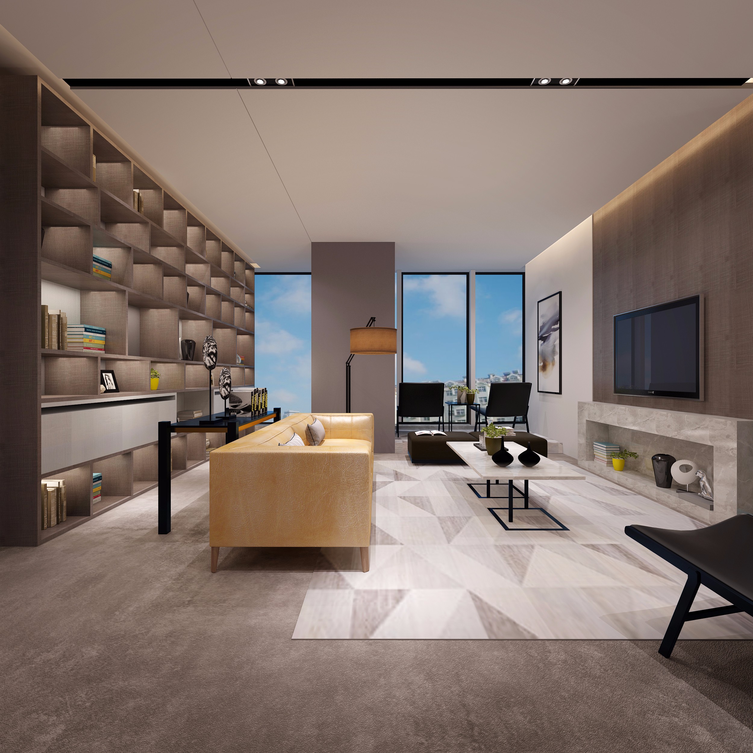 高檔奢侈辦公室裝修設計-第3張圖片-上海古都建筑設計集團 高檔奢侈辦公室裝修設計-第3張圖片-上海古都建筑設計集團