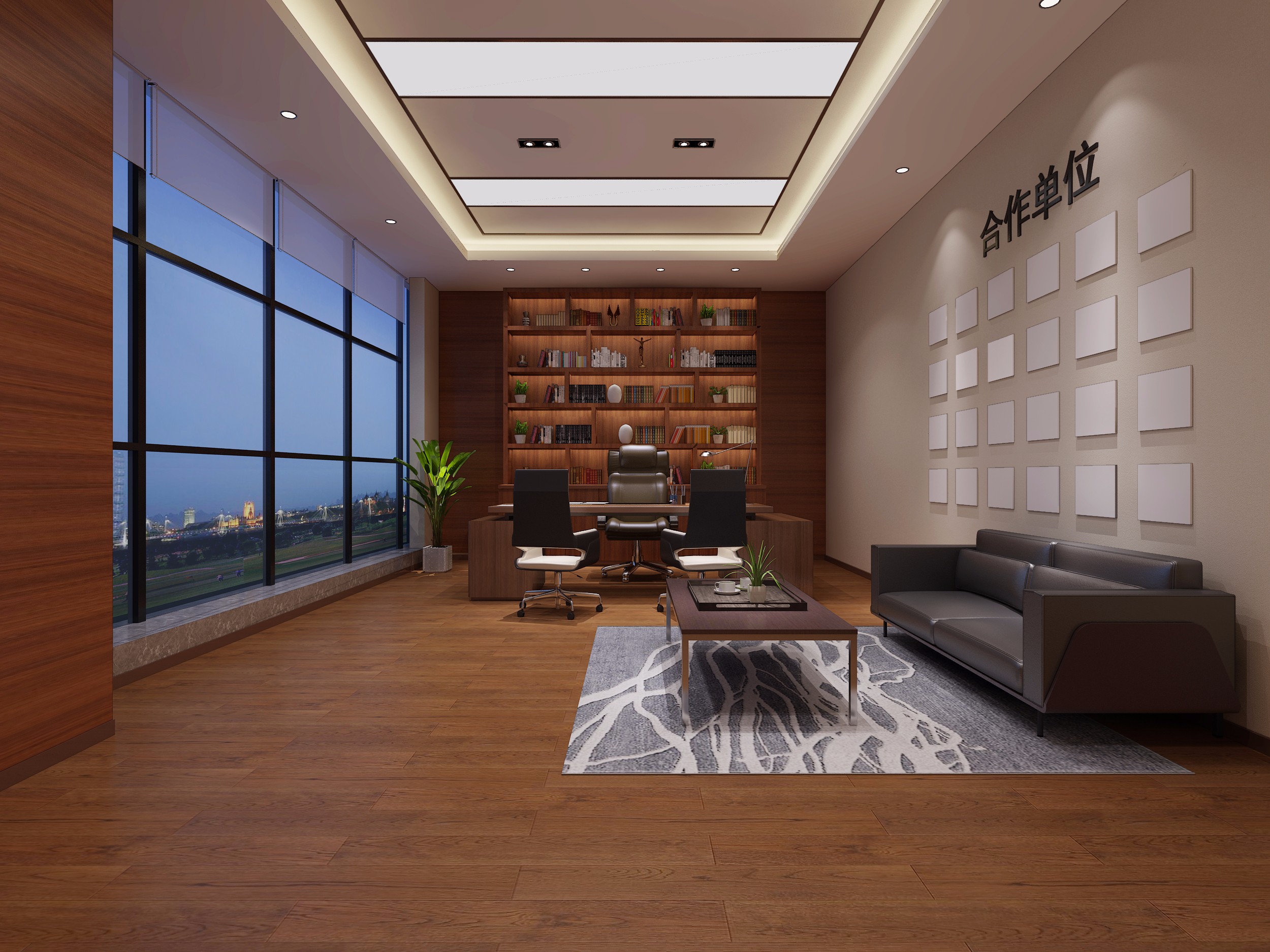 高檔奢侈辦公室裝修設計-第6張圖片-上海古都建筑設計集團 高檔奢侈辦公室裝修設計-第6張圖片-上海古都建筑設計集團