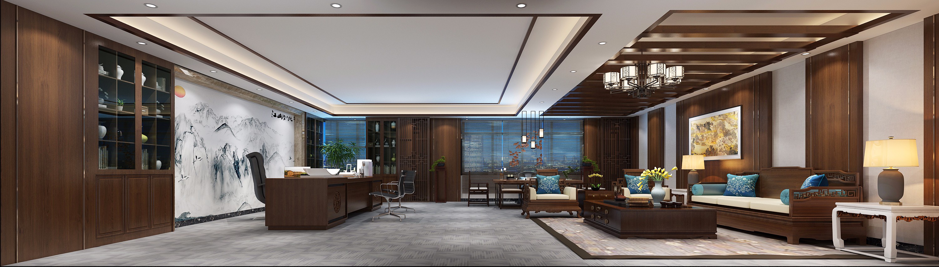 虹口區經理辦公室裝修設計-第1張圖片-上海古都建筑設計集團 虹口區經理辦公室裝修設計-第1張圖片-上海古都建筑設計集團