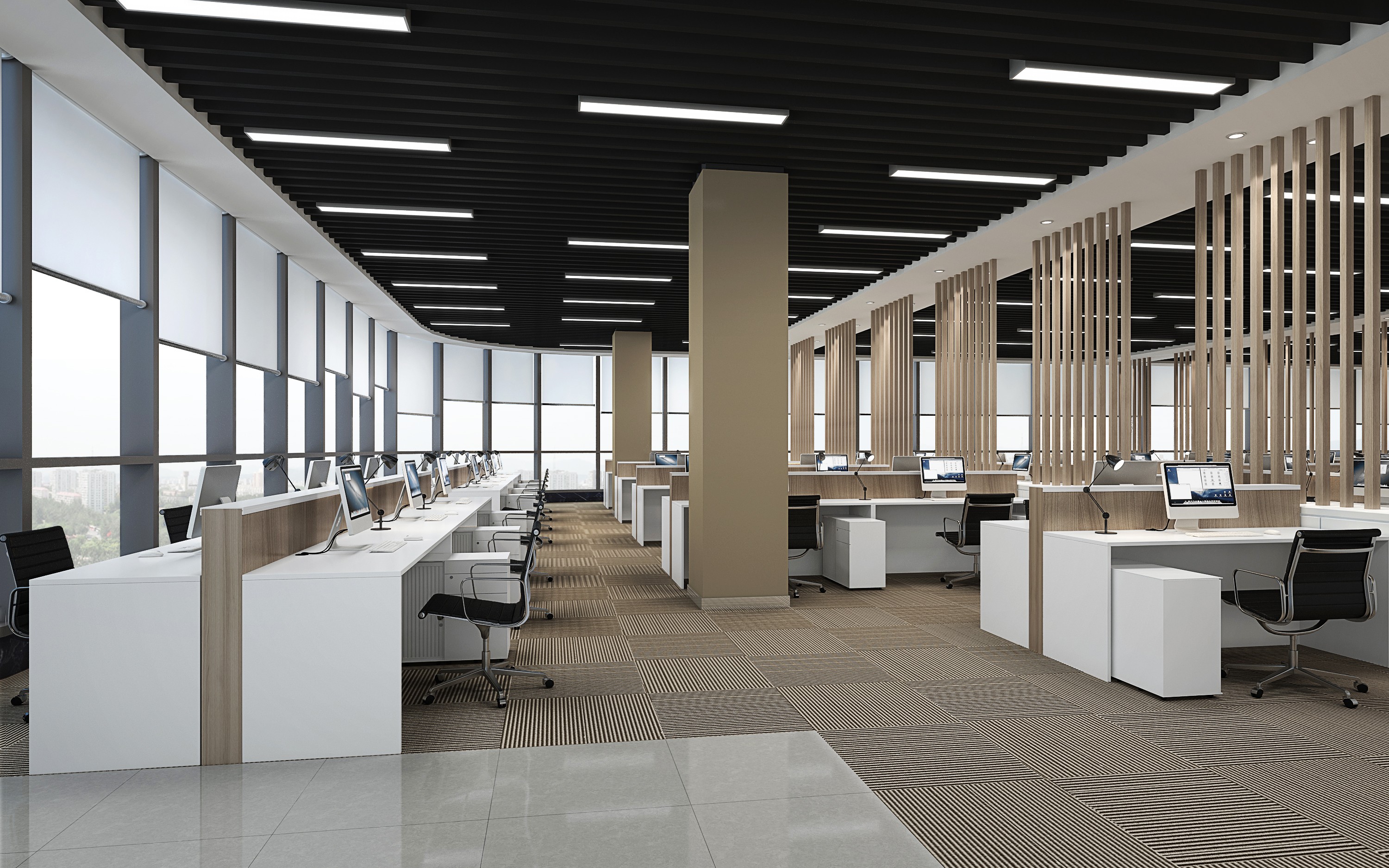 簡約明了辦公室裝修設計-第5張圖片-上海古都建筑設計集團