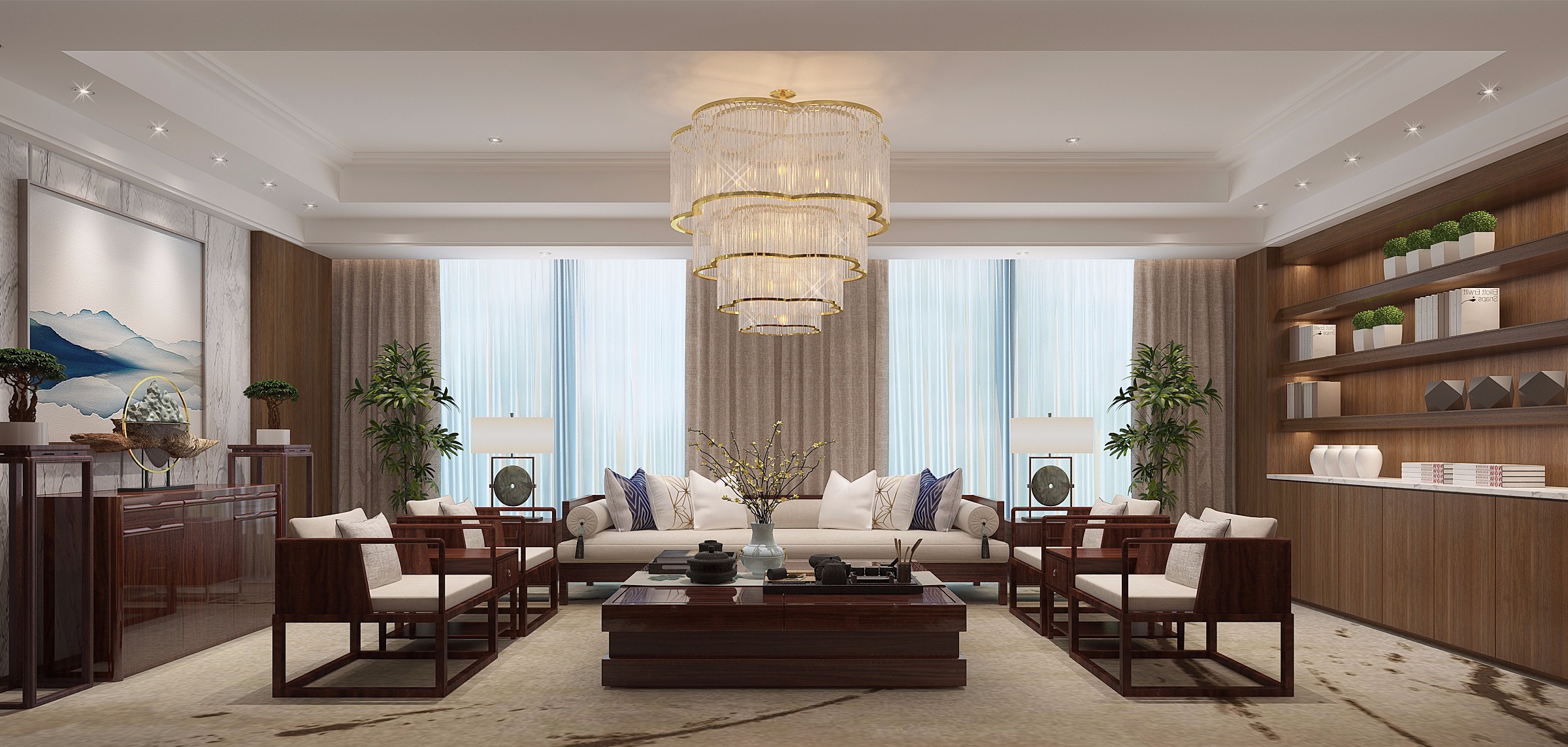 古典大氣老板辦公室裝修設(shè)計-第10張圖片-上海古都建筑設(shè)計集團 古典大氣老板辦公室裝修設(shè)計-第10張圖片-上海古都建筑設(shè)計集團