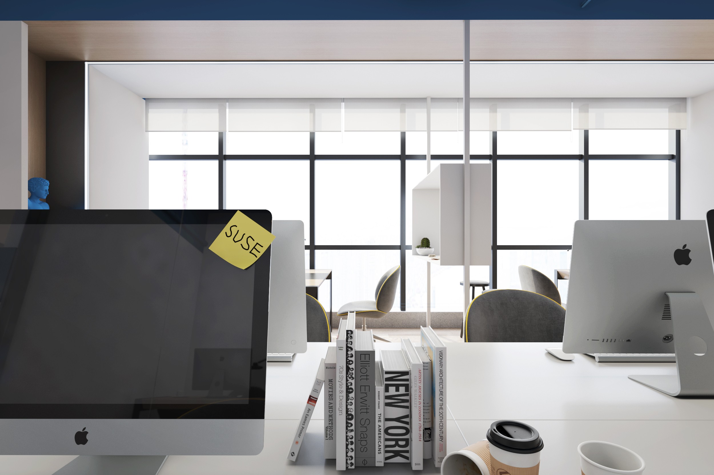 素色風格辦公室裝修設計-第5張圖片-上海古都建筑設計集團