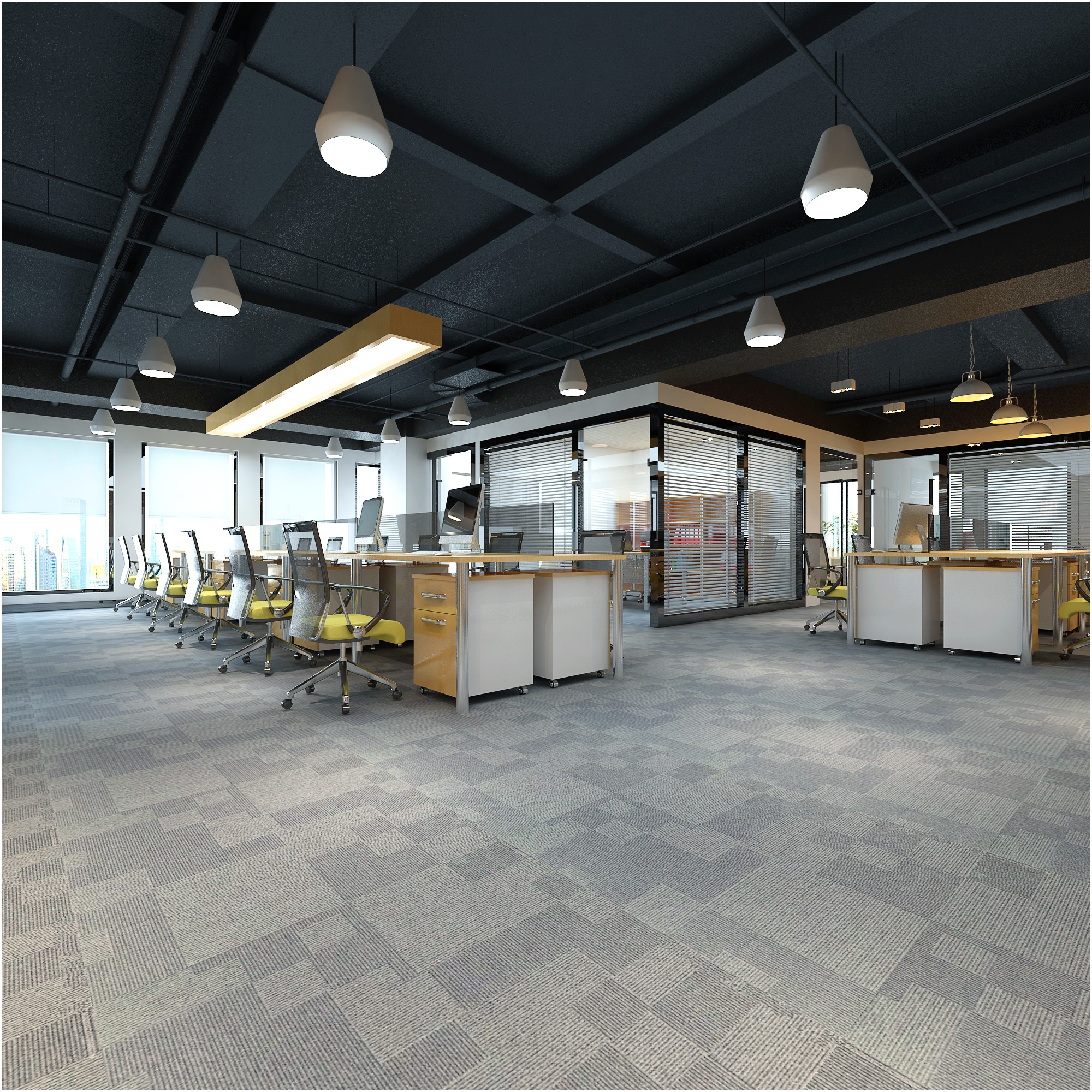 現代文藝辦公室裝修設計-第2張圖片-上海古都建筑設計集團