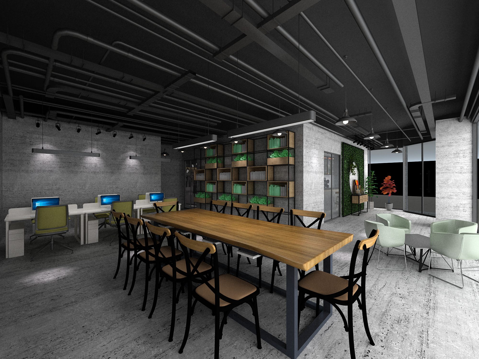 工業風服裝店裝修設計-第3張圖片-上海古都建筑設計集團 工業風服裝店裝修設計-第3張圖片-上海古都建筑設計集團