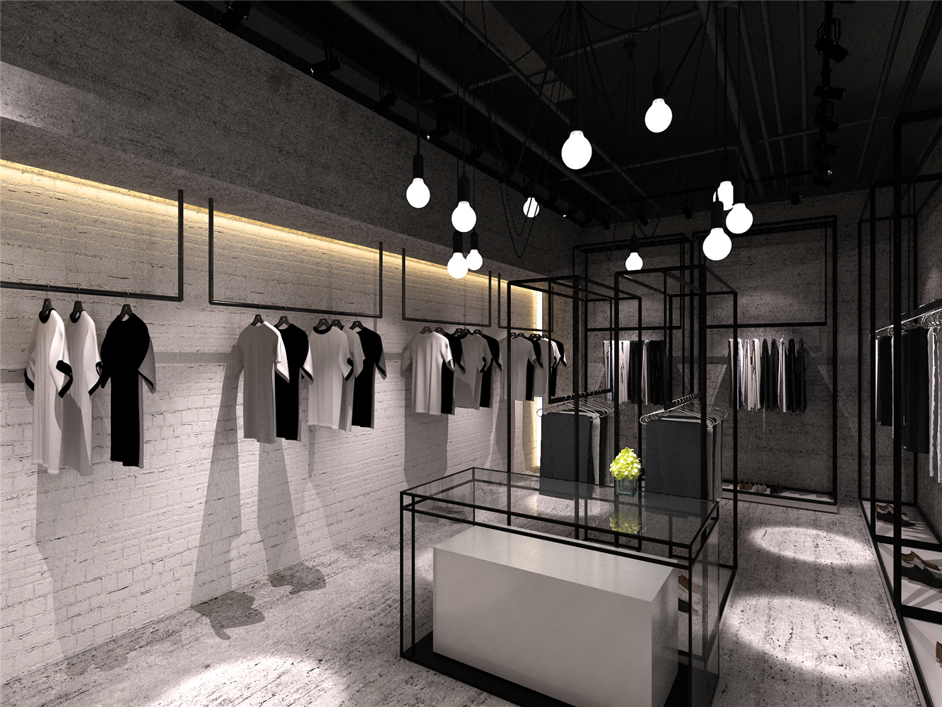 工業風服裝店裝修設計-第5張圖片-上海古都建筑設計集團 工業風服裝店裝修設計-第5張圖片-上海古都建筑設計集團