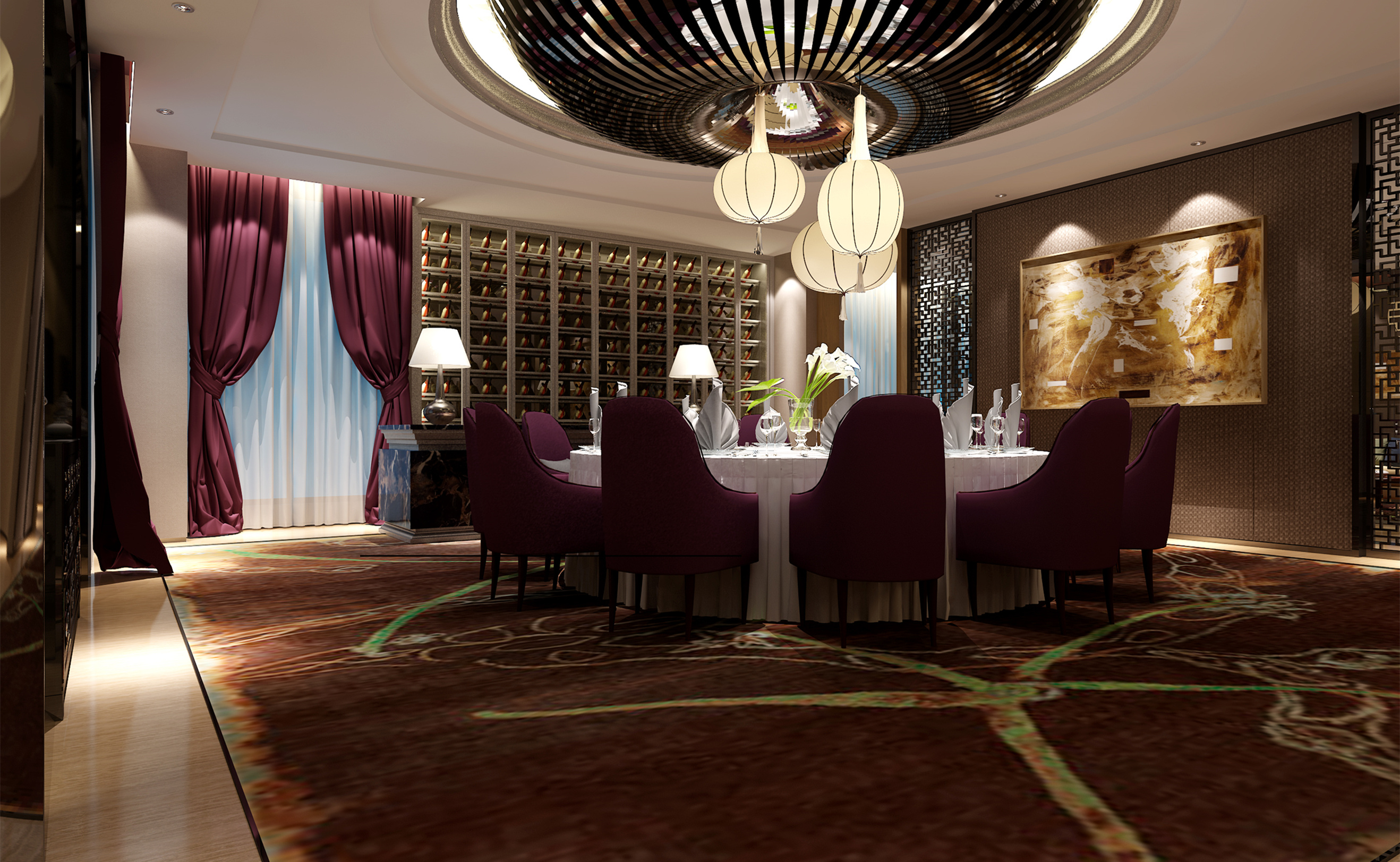 高檔奢華辦公室裝修設計-第9張圖片-上海古都建筑設計集團 高檔奢華辦公室裝修設計-第9張圖片-上海古都建筑設計集團