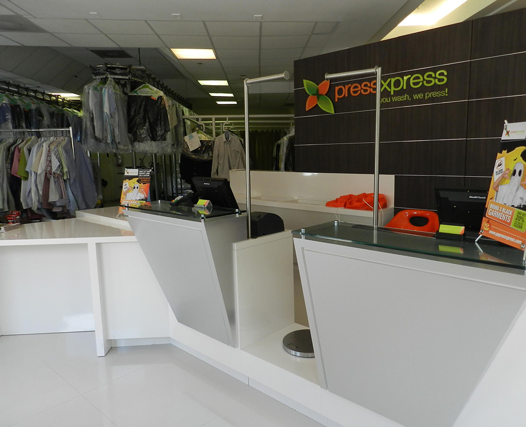 現代簡約干洗店裝修設計-第4張圖片-上海古都建筑設計集團 現代簡約干洗店裝修設計-第4張圖片-上海古都建筑設計集團