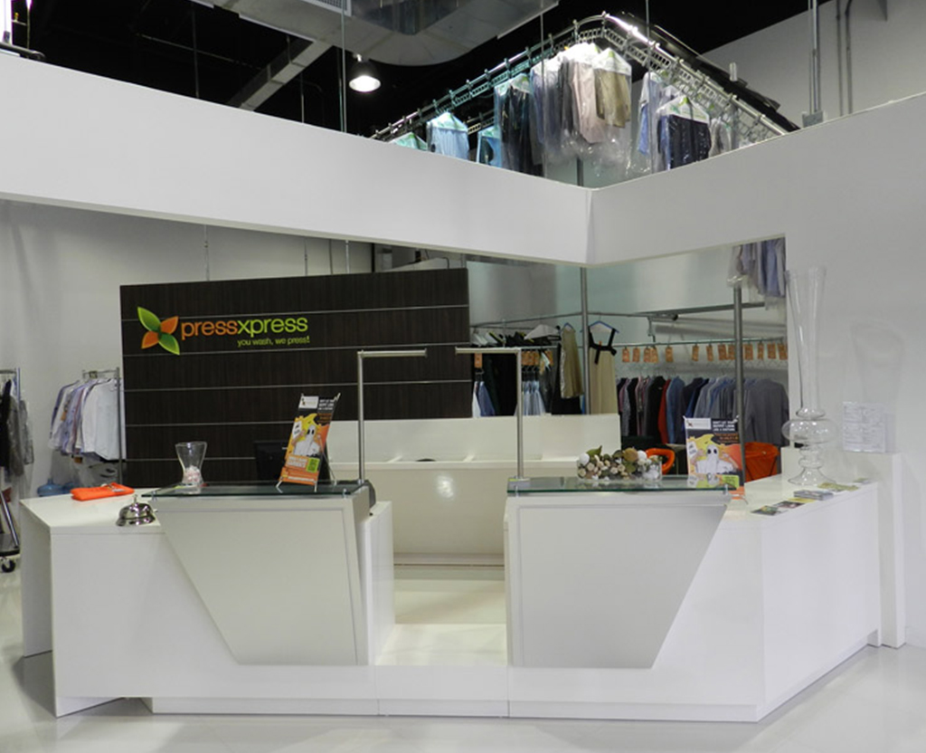 現代簡約干洗店裝修設計-第3張圖片-上海古都建筑設計集團 現代簡約干洗店裝修設計-第3張圖片-上海古都建筑設計集團