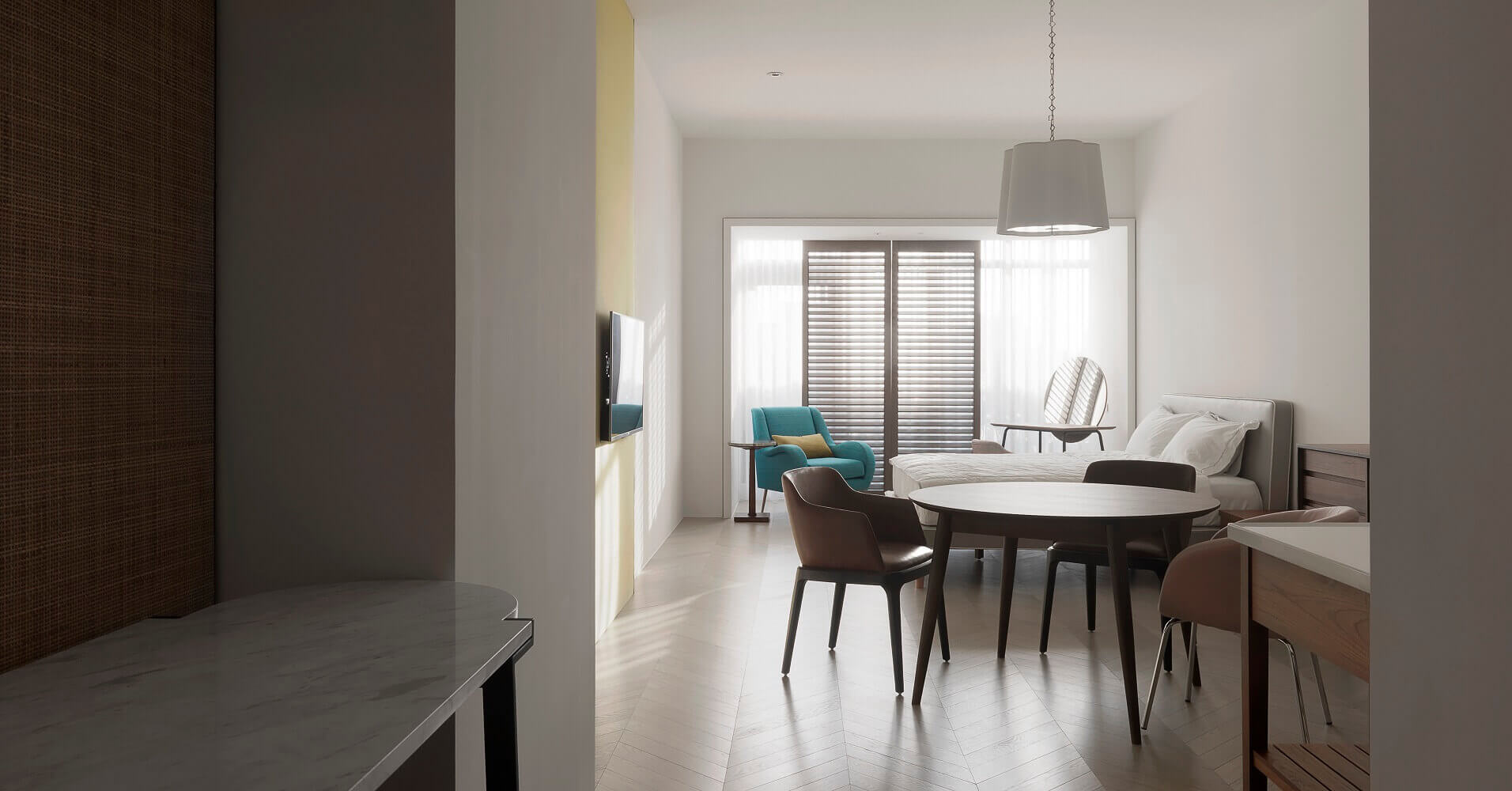 簡約舒適月子中心裝修設計-第5張圖片-上海古都建筑設計集團 簡約舒適月子中心裝修設計-第5張圖片-上海古都建筑設計集團