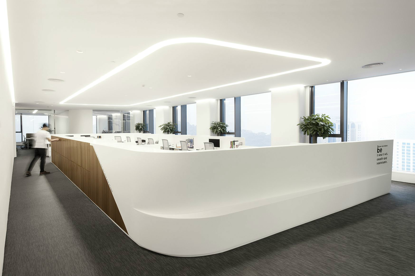 純白科技風格辦公室裝修設(shè)計-第5張圖片-上海古都建筑設(shè)計集團 純白科技風格辦公室裝修設(shè)計-第5張圖片-上海古都建筑設(shè)計集團