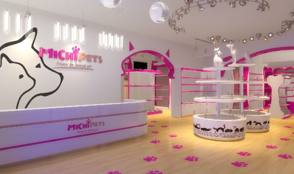 粉色可愛系寵物一體店裝修設計-第2張圖片-上海古都建筑設計集團 粉色可愛系寵物一體店裝修設計-第2張圖片-上海古都建筑設計集團