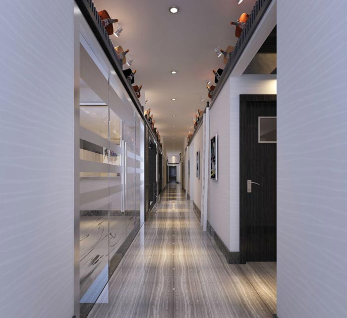 現代時尚琴行辦公室裝修設計-第1張圖片-上海古都建筑設計集團 現代時尚琴行辦公室裝修設計-第1張圖片-上海古都建筑設計集團