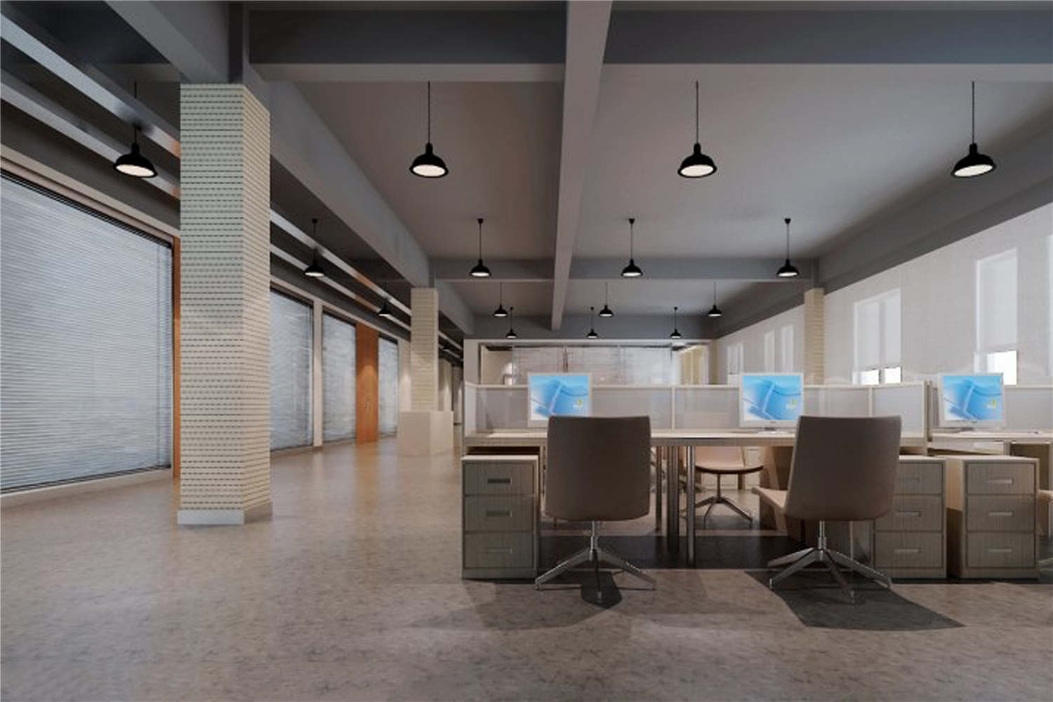 能源信息科技公司辦公室裝修設計-第3張圖片-上海古都建筑設計集團 能源信息科技公司辦公室裝修設計-第3張圖片-上海古都建筑設計集團