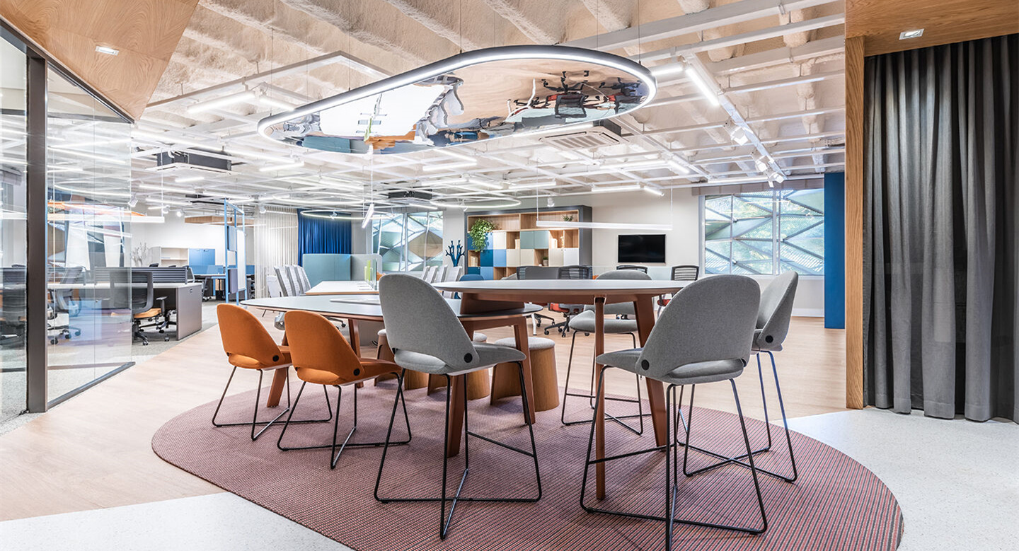 時尚簡約公共辦公空間裝修設計-第2張圖片-上海古都建筑設計集團 時尚簡約公共辦公空間裝修設計-第2張圖片-上海古都建筑設計集團