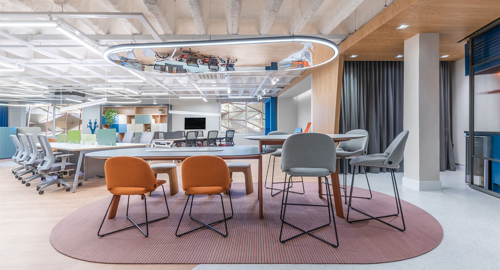 時尚簡約公共辦公空間裝修設計-第7張圖片-上海古都建筑設計集團 時尚簡約公共辦公空間裝修設計-第7張圖片-上海古都建筑設計集團