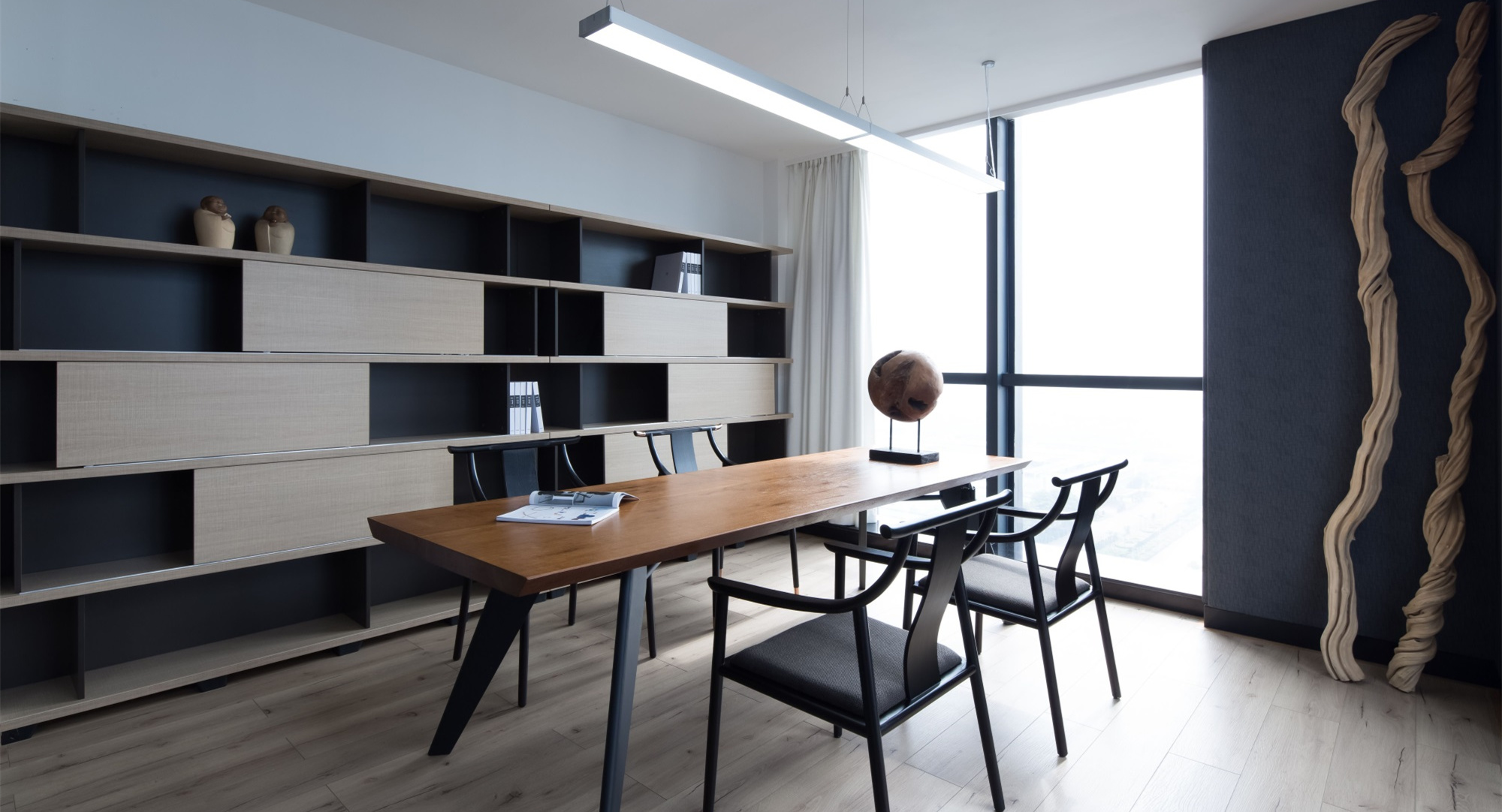 商務穩(wěn)重風格辦公室裝修設計-第3張圖片-上海古都建筑設計集團 商務穩(wěn)重風格辦公室裝修設計-第3張圖片-上海古都建筑設計集團