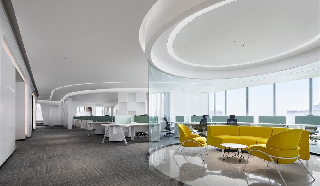 清新時尚風格辦公室裝修設計-第3張圖片-上海古都建筑設計集團 清新時尚風格辦公室裝修設計-第3張圖片-上海古都建筑設計集團