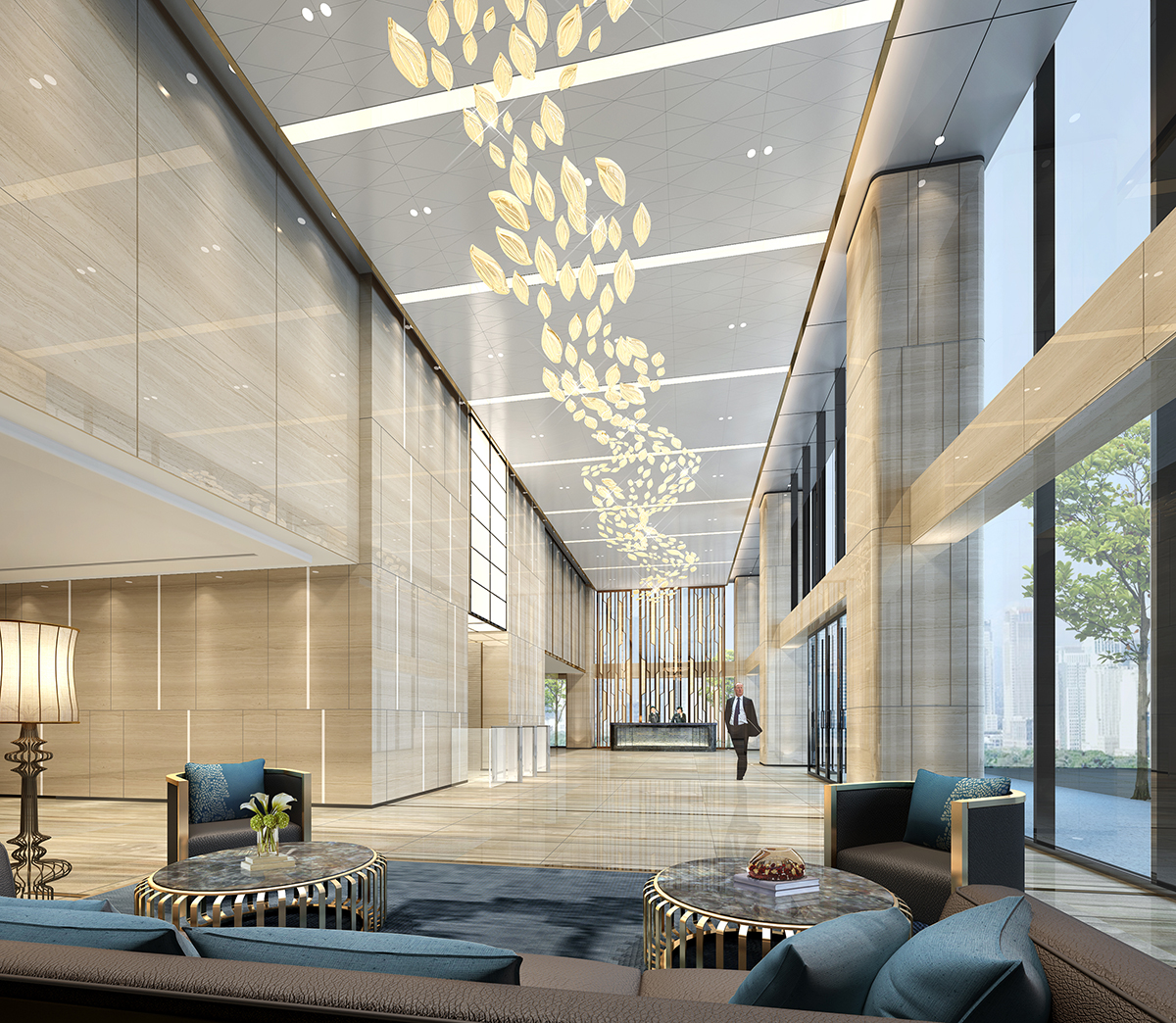 集團(tuán)公司8000平米辦公室裝修項(xiàng)目-第2張圖片-上海古都建筑設(shè)計(jì)集團(tuán) 集團(tuán)公司8000平米辦公室裝修項(xiàng)目-第2張圖片-上海古都建筑設(shè)計(jì)集團(tuán)