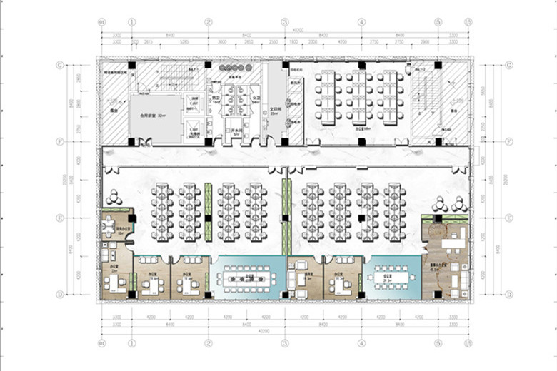 新能源科技公司辦公室設(shè)計(jì)布局方案-辦公室裝修設(shè)計(jì)效果圖-第2張圖片-上海古都建筑設(shè)計(jì)集團(tuán) 新能源科技公司辦公室設(shè)計(jì)布局方案-辦公室裝修設(shè)計(jì)效果圖-第2張圖片-上海古都建筑設(shè)計(jì)集團(tuán)